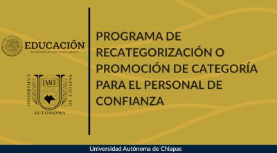 Programa de recategorización o promoción de categoría para el personal de confianza