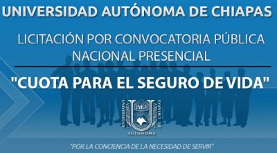 Acta de Fallo de la Licitación pública nacional presencial Cuota para Seguro de vida