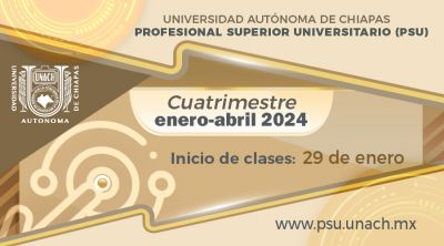 Convocatoria Profesional Superior Universitario Enero - Abril 2024