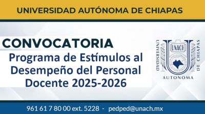 Programa de Estímulos al Desempeño del Personal Docente 2025-2026