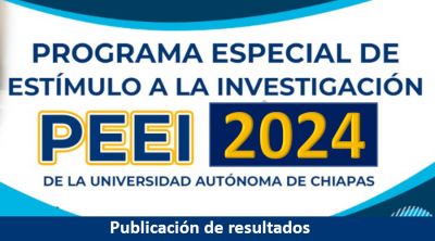 Resultados del programa especial de estímulo a la investigación (PEEI)