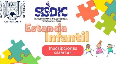 Inscripciones abiertas para la Estancia Infantil UNACH