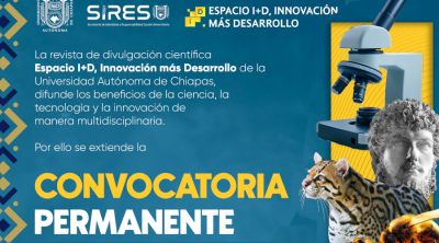 Revista I+D, Innovación más Desarrollo. Convocatoria permanente