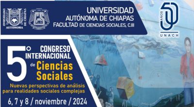 5o. Congreso Internacional de Ciencias Sociales. nuevas perspectivas de análisis para realidades sociales complejas